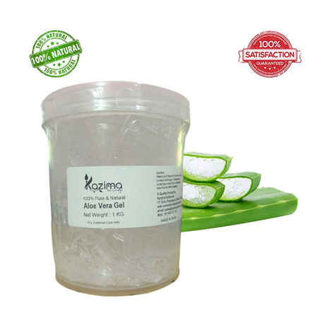 Buy Kazima Pure Natural Raw Aloe Vera Gel ( 1Kg ) - Purplle