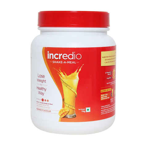 Buy Incredio Shake-A-Meal Mango (1 Kg) - Purplle