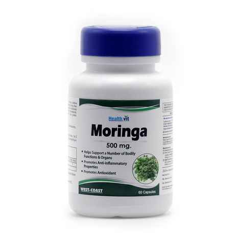 Buy Healthvit Moringa 500 Mg 60 Capsules - Purplle