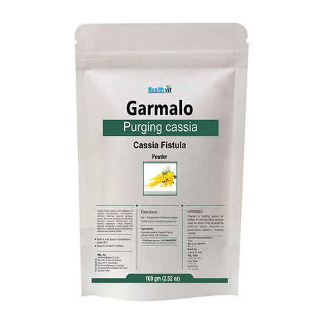 Buy Healthvit Garmalo /Purging Cassia (Cassia Fistula) Powder (100 g) - Purplle