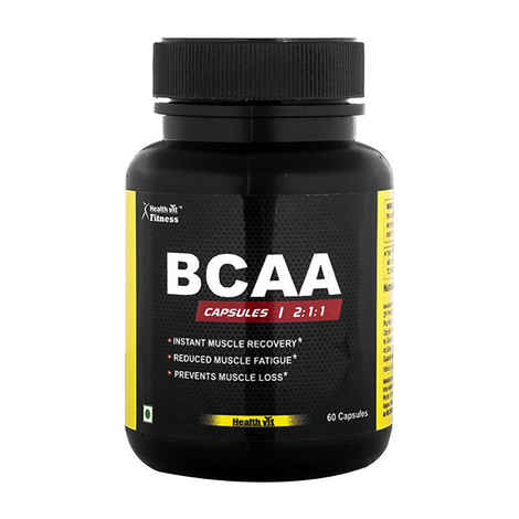 Healthvit Bcaa (2:1:1) 1000Mg - 60 Capsules