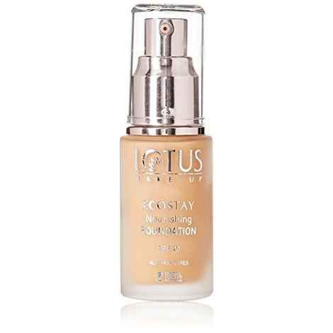 Lotus Make-Up Ecostay Long Lasting Foundation Bright Angel | SPF 20 | Vitamin E & Aloe Vera | 30ml