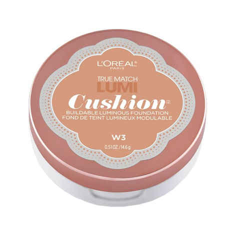 Buy L'Oreal Paris True Match Lumi Cushion Foundation W3 Nude Beige (14.6 g) - Purplle