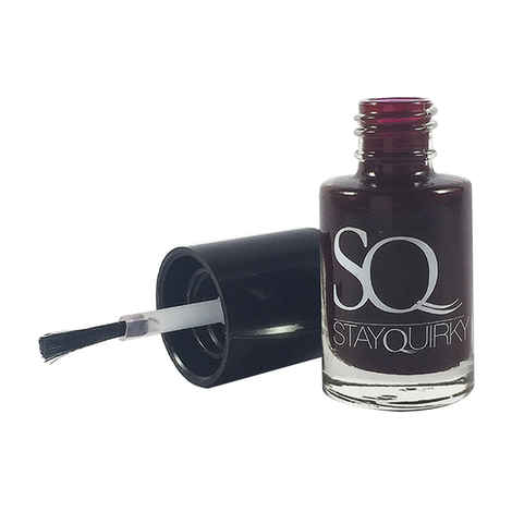 Buy Stay Quirky Nail Polish, Gel Finish, Quixotic Maroon 276 (6 ml) - Purplle