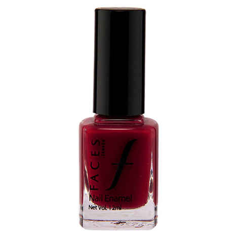 Buy Faces Canada Hi Shine Nail Enamel Poppy Red 11 (9 ml) - Purplle