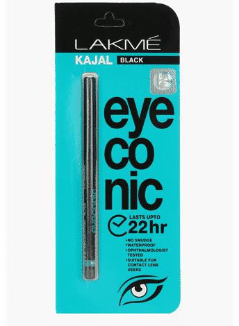 Buy Lakme Eyeconic Kajal - Black (0.35 g) - Purplle