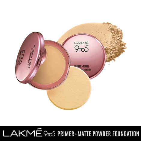 Buy Lakme Powerplay Primin gm Powder Foundation Compact, Ivory Cream | 9 gm - Purplle