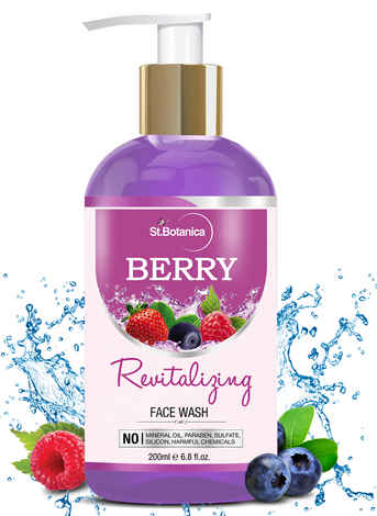St.Botanica Berry Revitalizing Face Wash (200 ml)