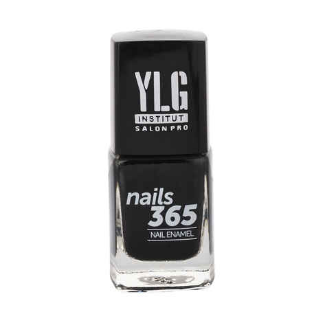 Buy YLG Nails365 BASIC BLACK Creme Nail Paint (9 ml) - Purplle