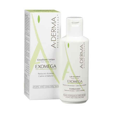 Buy A Derma Exomega Emollient Lotion 100 ml - Purplle