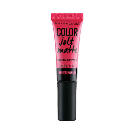 Buy Maybelline New York Color Jolt Matte Lip Paint 08 Flaunting My Pink (5 g) - Purplle