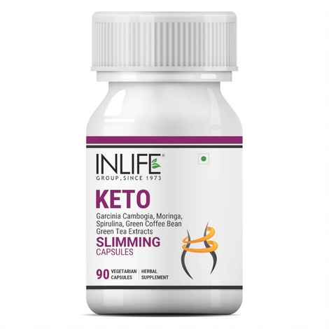 Buy INLIFE Keto Slimming Capsules Garcinia Cambogia Green Coffee Bean Green Tea Spirulina Moringa Extract Men Women Supplement a€“ 90 Vegetarian Capsules - Purplle