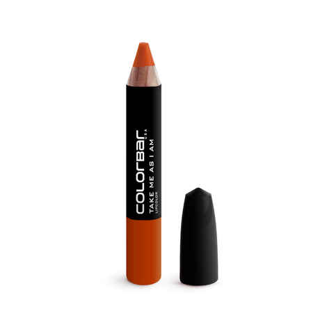 Colorbar Take Me As I Am Lipstick - Sinful Orange With Free Sharpener (3.94 g)