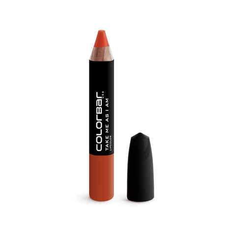 Colorbar Take Me As I Am Lipstick - Expressive Peach 017 With Free Sharpener (3.94 g)