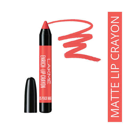 Buy Lakme Enrich Lip Crayon Peach Magnet (2.2 g) - Purplle