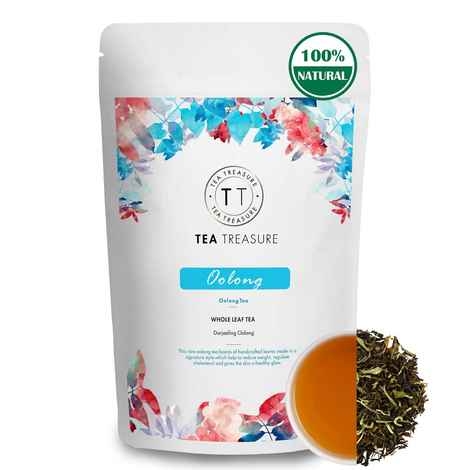Buy TeaTreasure Oolong Darjeeling Tea - 100 Gm - Helps in Weight Management and Gives The Skin a Healthy Glow - Purplle