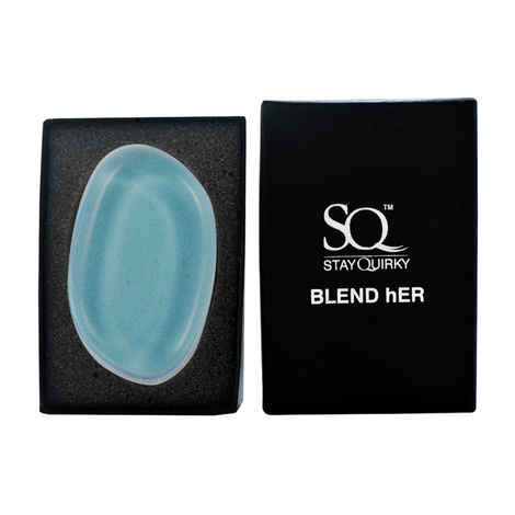 Stay Quirky Blender, Make Up Perfector Silica Gel Puff, Blend Her - Blue