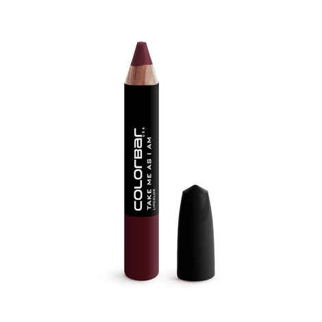 Buy Colorbar Take Me As I Am Lipstick - Plum Rage 021 With Free Sharpener (3.94 g) - Purplle