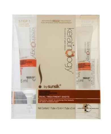 Buy Keratinology by Sunsilk Dual Treatment Shots (20 ml) - Purplle
