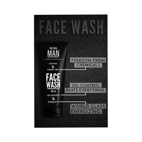 Buy The Real Man Face Wash100 Ml - Purplle