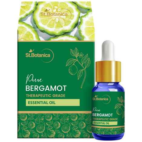 St.Botanica Pure Bergamot Therapeutic Grade Essential Oil (15 ml)