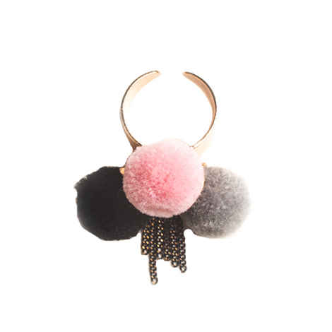 Buy Bling Bag Pom- Pom Rings Rachel - Purplle