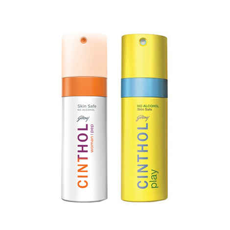 Buy Cinthol Deo Spray Women Pep (150 ml) + Cinthol Play Deospray (150 ml) - Purplle