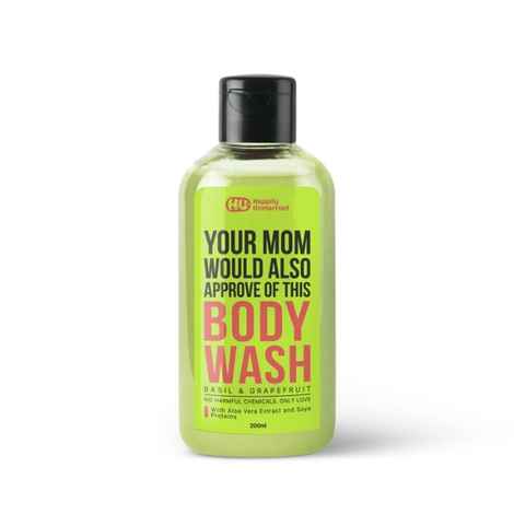 Buy Happily Unmarried Body Wash - Basil & Grapefruit (200 ml) - Purplle