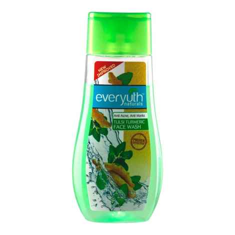 Buy Everyuth Naturals Anti Acne Anti Marks Tulsi Turmeric Face Wash (100 g) - Purplle