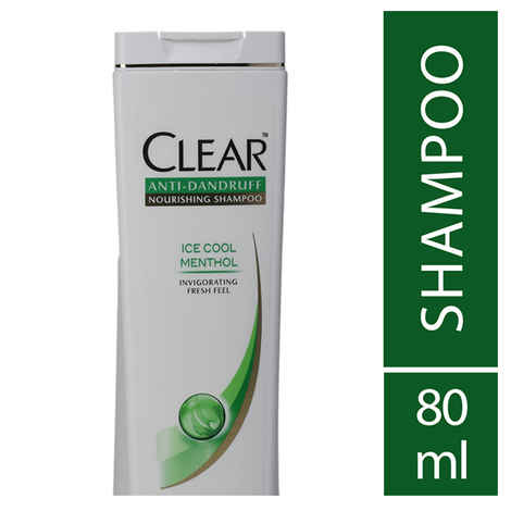 Buy Clear Ice Cool Menthol Anti Dandruff Shampoo (80 ml) - Purplle