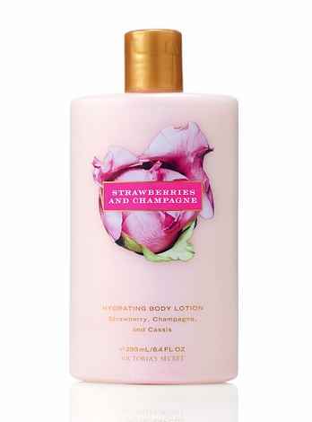 Buy Victoria's Secret Strawberries and Champagne Hydrating Body Lotion (236 ml) - Purplle
