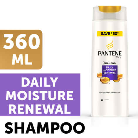 Buy Pantene Daily Moisture Renewal Shampoo (360 ml) - Purplle