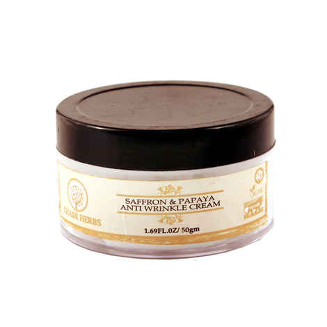 Khadi Herbs Saffron & Papaya Anti Wrinkle Cream (50 g)