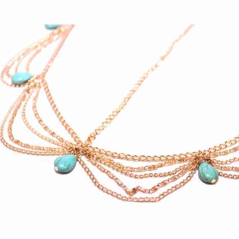 Joker & Witch Turquoise Bead Headchain