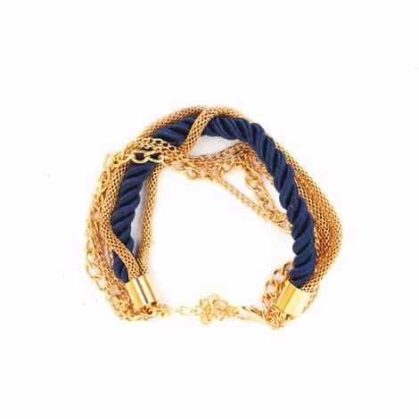 Buy Joker & Witch Navy Blue Stacked Party Bracelet - Purplle