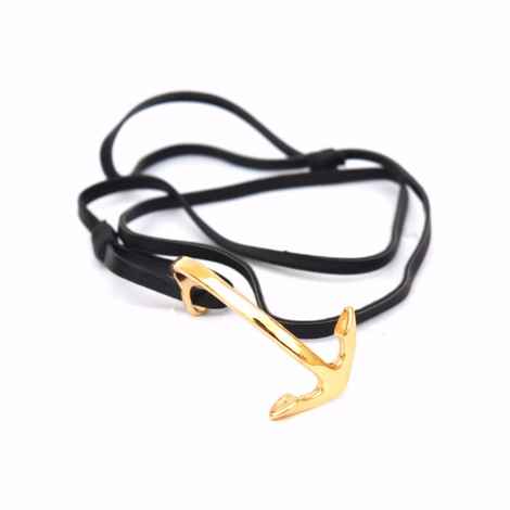 Buy Joker & Witch Black Anchor Wrap Bracelet - Purplle