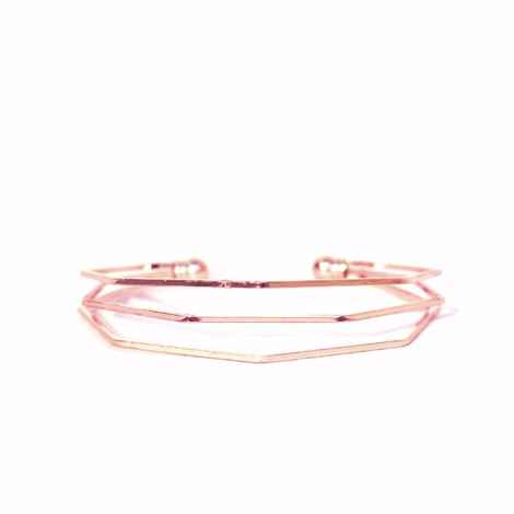 Buy Joker & Witch Hexagon Rosegold Bracelet - Purplle