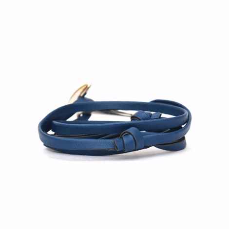 Buy Joker & Witch Navy Anchor Loop Bracelet - Purplle