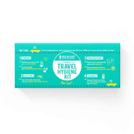 Buy PeeBuddy Premium Travel Hygiene Kit For Her - Purplle