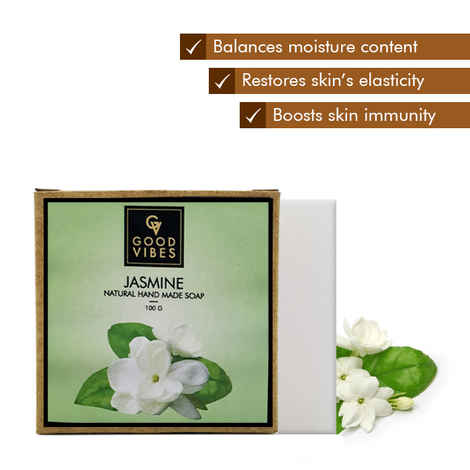 Good Vibes Natural Hand Made Soap - Jasmine (100 gm)