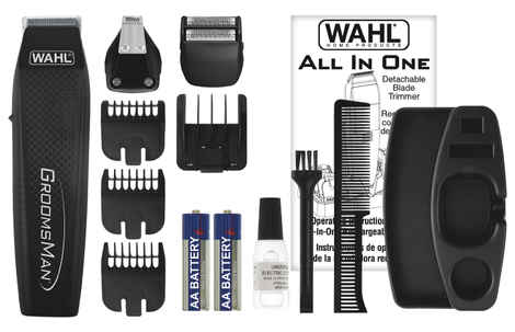 Buy Wahl Groomsman All In One Battery Trimmer Black 5537-3024 - Purplle