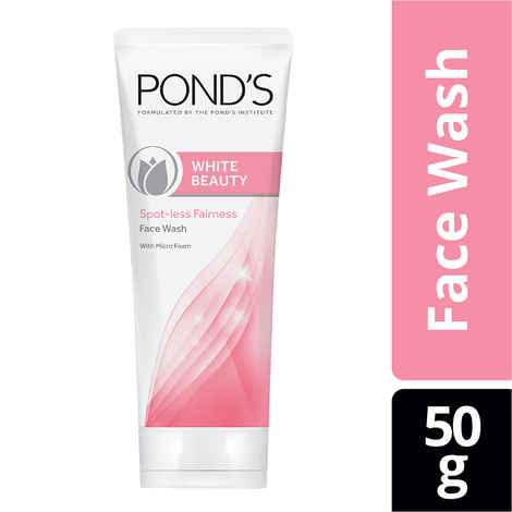 Buy POND'S White Beauty Daily Spotless Lightening Facial Foam (50 g) - Purplle