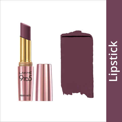 Lakme 9 to 5 Primer + Matte Lip Color Garnet Punch (3.6 g)