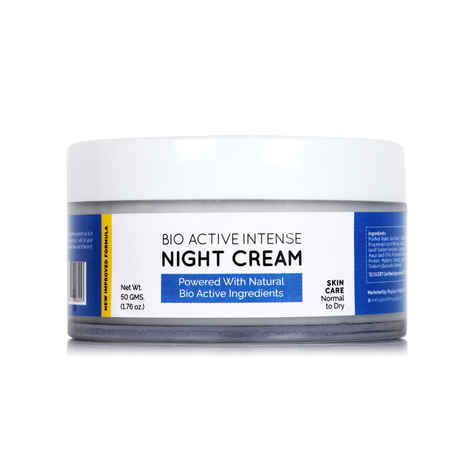 Greenberry Organics Bio Active Intense Night Cream With Intense Hydration & Repair Formula (50 g)