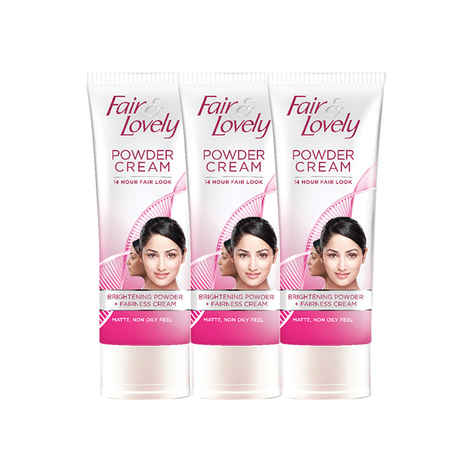 Buy Fair n Lovely Powder Face Cream (18g) (Pack of 3)  - Purplle