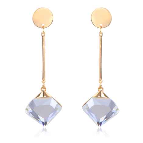 Buy Crunchy Fashion Multi Colored Drop Earrings - Purplle