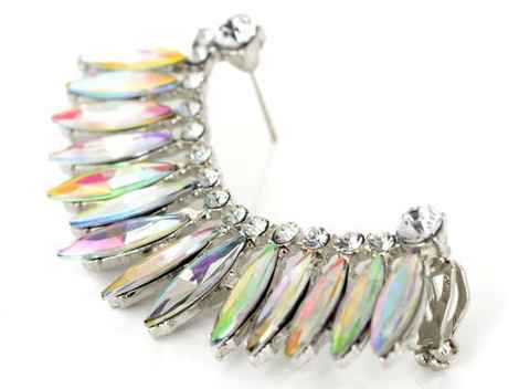 Buy Crunchy Fashion Princess Affair Ear Cuff - Purplle