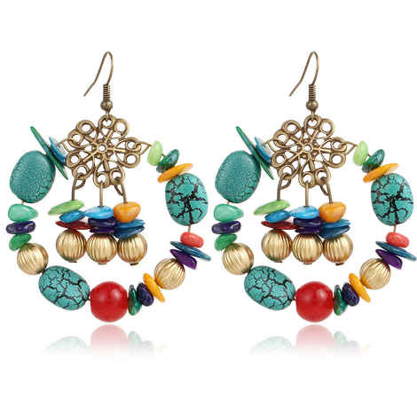 Buy Crunchy Fashion Spring Blossom Earrings - Purplle