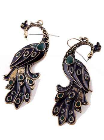 Buy Crunchy Fashion Square Princess Cut Silver Basket Stud Earrings - Purplle