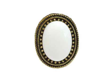 Buy Crunchy Fashion White Stone Ring - Purplle